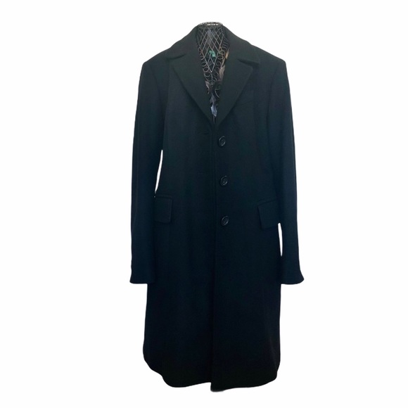 United Colors Of Benetton Jackets & Blazers - United Colors of Benetton Black Wool Coat | Sz L